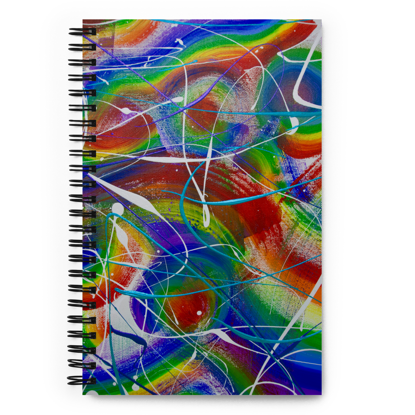 Abstract Spiral Notebooks