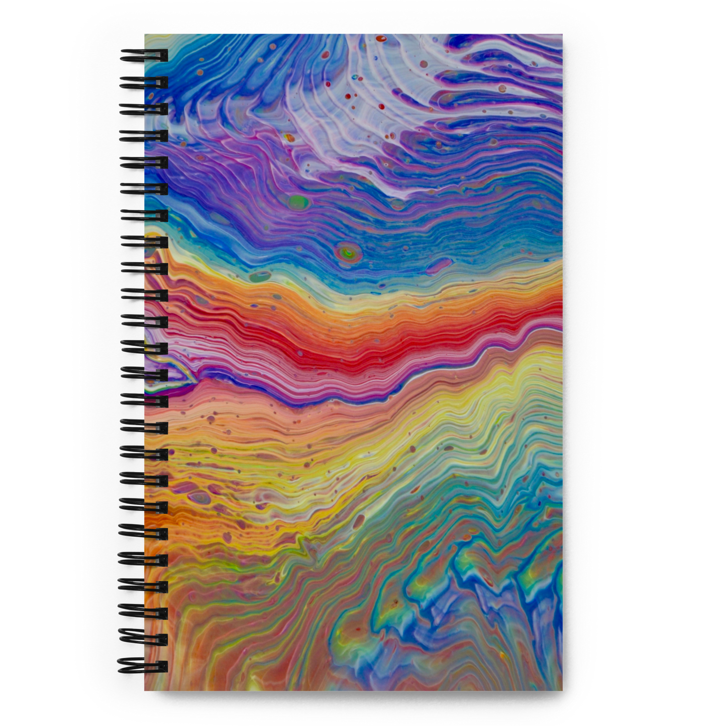 Abstract Spiral Notebooks