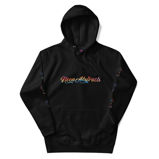 Neon Abstracts Hoodie-65C0000799D99_White-3XL